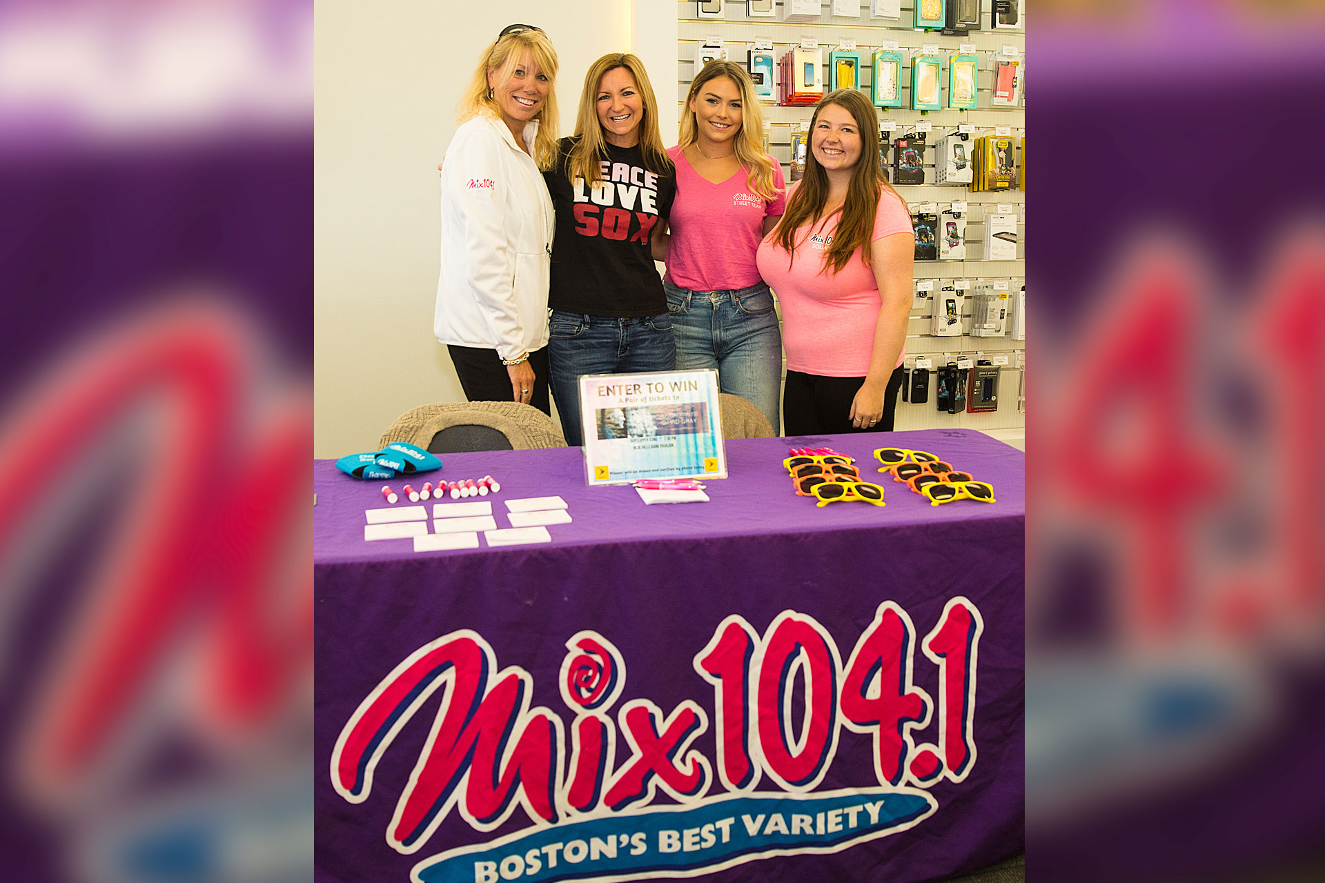 Sprint Store Grand Opening with Mix 104.1 Erin O'Malley 