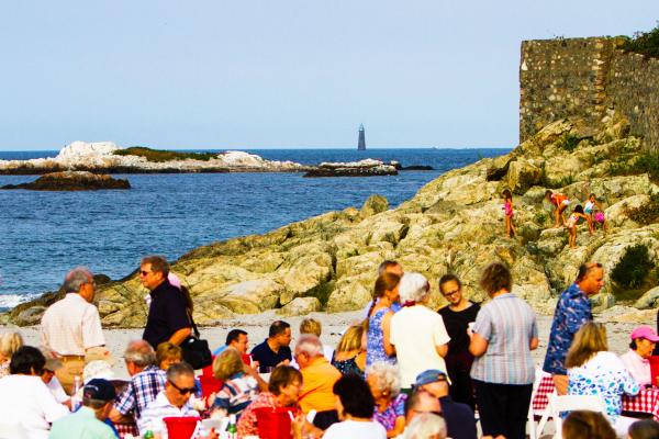 Cohasset Historical Society Clambake with Cohasset Light House