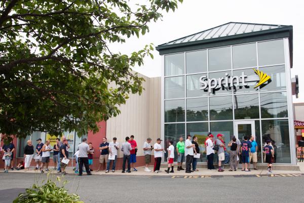 Jackie Bradley Jr. Fans Waiting at Sprint